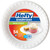 Hefty Everyday 7 Inch Foam Snack Plates, White, 54 Count