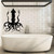 Large Vinyl Wall Decal Sea Animal Giant Calamari Tentacles Marine Decor Stickers Mural (g8345) Black