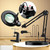?Upgraded Switch? 10X Magnifying Glass with Light, HITTI 2200 Lumens 2-1 Desk & Clamp Magnifying Lamp, Stepless Color and Brightness, Hands Free Magnifier Light and Stand for Reading Crafts Workbench