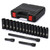 MIXPOWER 18 Pieces 1/2-Inch Drive Deep Impact Socket Set, Includes 10mm to 24mm, 3", 5", 10" Extension bars, CR-V, 6 Point Metric Socket Set