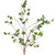 EDIMENS 2 Packs 41.7 Inch Artificial Ficus Branches Faux Stems Eucalyptus Branches Faux Leaf Spray Green Ficus Twig Stems Greenery Stems Faux Branches for Vase Filler Home Office Wedding Decoration
