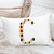 Yinrune Personalized Polyester Throw Pillow Cover Black Yellow Argyle C Rectangle Throw Pillow Cover Holiday Anniversary Wedding Gift for Sofa Couch Chair Bedroom Decor 20x36in