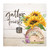 Gather Friends Watercolor Floral in Mason Jar Outdoors Home Decor Wall Art Decal Country Flower Plant Painting Self-Adhesive Wall Decal for Teen Room Nursery Kitchen Tumblers Vinyl