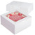 Kootek Cake Boxes with Window 24pcs 10x10x5 Inches Bakery Boxes Pastry Boxes for Cakes, Pastries, Cookie, Cupcakes, Chocolates, Cake Decorating Supplies, White