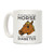 LookHUMAN I'm as Healthy as a Horse White 11 Ounce Ceramic Coffee Mug
