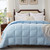 Homelike Moment Twin Comforter Light Blue Lightweight Duvet Insert - Down Alternative Comforters Twin Size, All Season Twin XL Bed Duvet Inserts with Corner Tabs Blue