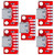 USB Type-C Breakout Board Serial Basic Breakout Female Connector Type PCB Converter Board (5 PCS)