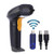 Wireless 433MHz Barcode Scanner UPC Quickbooks Bar Code Scanner Reader Handheld Automatic Laser Network USB Cordless 1D Bar-Code Scanner for Mac Windows Quickbook Linux 328 Feet Long Transmission