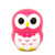 Billmill Owl Kitchen Timer 60 Minute Timing with Loud Alarm Sound Home Baking Cooking Manual Mechanical Timer Countdown?Red?