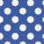 Royal Blue Polka Dot Beverage Napkins, 16ct