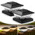ENSLI Solar Post Cap Lights Outdoor, 2 Mode Bright Solar Post Lights Outdoor Waterproof Fence Post Cap Lights, Outdoor Post Lights Solar Powered Deck Lights for 4x4 4.5x4.5 5x5 Posts, 2 Pack (Black) ENSLI Solar Post Cap Lights Outdoor, 2 Mode Bright Solar Post Lights Outdoor Waterproof Fence Post Cap Lights, Outdoor Post Lights Solar Powered Deck Lights for 4x4 4.5x4.5 5x5 Posts, 2 Pack (Black)
