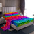 Feelyou Kids Rainbow Pattern Sheet Set Twin Size Colorful Stripes Bed Sheets Set for Boys Decor Multicolor Sheets with Deep Pocket Fitted Sheet Geometry Bedroom 3Pcs