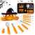 Halloween Pumpkin Carving Kit, 11 Pcs Heavy Duty Stainless Steel Pumpkin Carving Tools, Professional Pumpkin Carving Set with Storage Bag for Halloween Decoration Jack-O-Lanterns