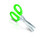 I GENIETTI Multi-Blade Herbs Scissors, Green