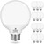hansang 12 Pack Vanity Light Bulbs for Bathroom, 2700K Warm White E26 Base Round LED Globe Bulb, 60W Equivalent, G25 Vanity Light Bulb for Makeup Mirror Bedroom 120V, CRI85+, 500LM, Non-dimmable