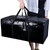 6 Pack black Extra Large Moving Bags with Zippers & Carrying Handles, Heavy-Duty Storage Tote for Space Saving Moving Storage