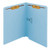 Smead WaterShed/CutLess End Tab Fastener File Folder, Reinforced Straight-Cut Tab, 2 Fasteners, Letter Size, Blue, 50 per Box (25050)