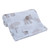 NoJo Super Soft Blue & Grey Elephant Plush Baby Blanket, Aqua, Grey, Charcoal