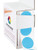 ChromaLabel 1 inch Removable Color-Code Dot Labels | 1,000/Dispenser Box (Light Blue)