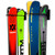 StoreYourBoard Couple Ski Wall Storage Rack, 2 Pack, Steel Home Skis Mount, Garage Hook Organizer