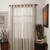 Bedford Home Alla Grommet Curtain Panel, 84-Inch, Beige