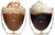 Ozeri Moderna Artisan Series Double Wall Beverage and Espresso Shot Glasses, 2-Ounce, Set of 2
