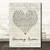Dancing Queen Script Heart Song Lyric Wall Art Poster Gift Present Print