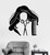Large Vinyl Wall Decal Hair Salon Barber Tools Beauty Salon Stickers Mural (ig3710) Matte Black