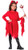 Fun World Girls Devil Costume, Multicolor, Medium 8-10