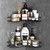 HuggieGems Adhesive Corner Shower Caddy Shelf Organizer Rack, Rustproof Shower Shelves Basket Storage for Inside Shower, Bathroom, Kitchen, Black, 2 Pack