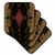 3dRose CST_39159_4 Brown, Tan and Red Vines on an Earthy Backdrop Ceramic Tile Coasters, Set of 8