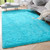 Amearea Premium Soft Area Rug 4x5.3 Feet, Blue Rugs for Living Room, Fluffy Carpet for Bedroom Nursery Playroom Teen Bedside Home Decor, Comfortable Indoor Furry Dorm Carpets, Blue