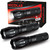 Nicolar LED Tactical Flashlight [2 Pack] - High Lumen, Zoomable, 5 Modes, Water Resistant Flashlight,Camping Accessories, Emergency Gear,Powerful Handheld Flashlight for Hiking Outdoor