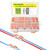 55 Pcs Wire Connector, 1 Conductor Compact Wire Connectors Splicing Connectors for Quick Wiring Circuit Inline 28-12 AWG
