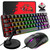 SELORSS 60% True Mechanical Keyboard and Mouse Combo,Compact Mini 62 Keys Chroma 20 Rainbow Backlit,Linear Switch,6400 DPI Optical&65g Lightweight RGB Gaming Mouse with Cable Holder for PC/Mac (Black)