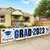 Blue Congrats Grad Banner Class of 2023 Banner Graduation Yard Sign 2023 Graduation Decorations Congrats Lawn Sign for Graduation Party Supplies