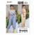 Simplicity Misses' Jumpsuit Sewing Pattern Kit, Code S9480, Sizes 6-8-10-12-14, Multicolor