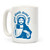 LookHUMAN What Would Jesus Brew White 15 Ounce Ceramic Coffee Mug