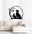 Vinyl Wall Decal Cat Dog House Animals Pet Shop Vet Clinic Stickers Mural Large Decor (g4669) Black