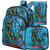 gxtvo 3PCS Dinosaur Backpack Boys, 16" Kids Preschool Elementary Dino Bookbag and Lunch Box