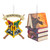 Hallmark Harry Potter Hogwarts Crest and Stacked Books with Wand Christmas Ornaments, Set of 2 (0003HCM1141)