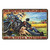 Time Spent with Motorcycles and Dogs is Never Wasted Gifts Funny Bathroom Decor Wall Art Coffee Bar Vintage Metal Tin Sign Office Home Toilet Signs Wall Decor Pictures 8X12 Inch