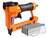Dynastus Pneumatic Upholstery Staple Gun, 21 Gauge 1/2" Wide Crown Air Stapler Kit, by 1/4-Inch to 5/8-Inch, 1/4-Inch to 5/8-Inch, with 3000 Staples, Orang