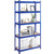 Topeakmart Storage Shelves 5 Tier Adjustable Metal Shelving Unit Utility Shelves Garage Storage Racks for Warehouse Garage Pantry Kitchen- Blue, 29.5 x 12 x 60 Inch