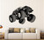 Vinyl Wall Decal Monster Truck Car Garage Teen Room Stickers Large Decor (ig3866) Black