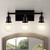 Eidonta 3-Light Vanity Light Fixture, Industrial Black Wall Sconce Lighting Fixture, Farmhouse Vanity Wall Lights Over Mirror, E26 Base Indoor Wall Lamp for Bathroom (Bulb Not Included) Eidonta 3-Light Vanity Light Fixture, Industrial Black Wall Sconce Lighting Fixture, Farmhouse Vanity Wall Lights Over Mirror, E26 Base Indoor Wall Lamp for Bathroom (Bulb Not Included)