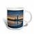 3dRose Sunset By The Lighthouse In Reykjavik, Iceland Two Tone Mug, 11 oz, Red