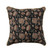 Creative Co-Op Cotton Throw Embroidered Pattern, Fringe, and Chambray Back, Multicolor Pillow Cover 18" x 18"