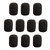 VELKPRO Microphone Windscreen, 10 Pack Mini Foam Mic Covers, High-Density Foam Protection for Small Lapel Lavalier Headset Microphones Shotgun and Condenser Microphones