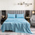 Bedlifes Twin Sheets Set- Ultra Soft Sheets-Luxury-Breathable-16 Deep Pocket- 1800 Thread Count Percale Egyptian Microfiber Bed Sheets Wrinkle, Fade and Stain Resistant Twin Size Baby Blue 3 Pieces